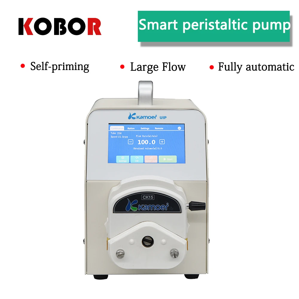 automatic Intelligent peristaltic pump industrial self-priming pump large flow circulating water pump small metering pump 220v