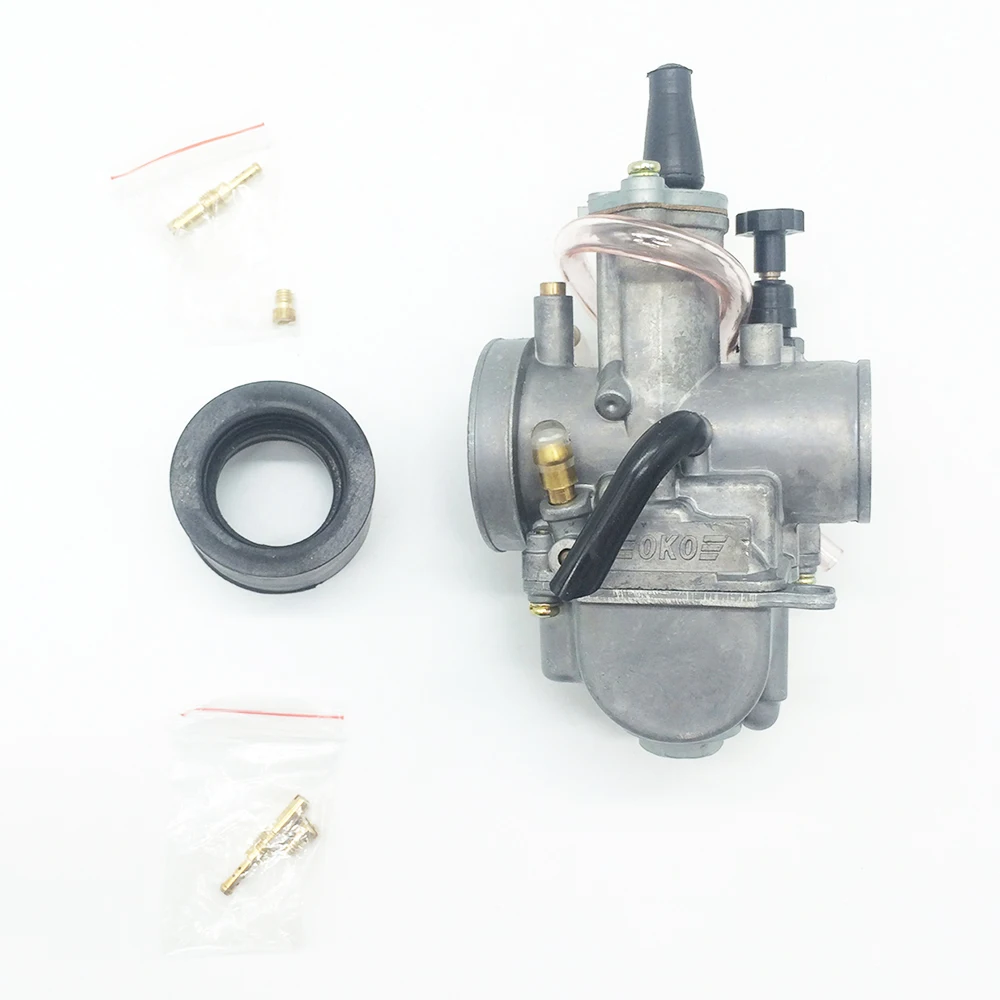 21mm Carburetor Pwk 21 Flat Slide Kit For Oko Universal 80cc 100cc 2/4 Stroke