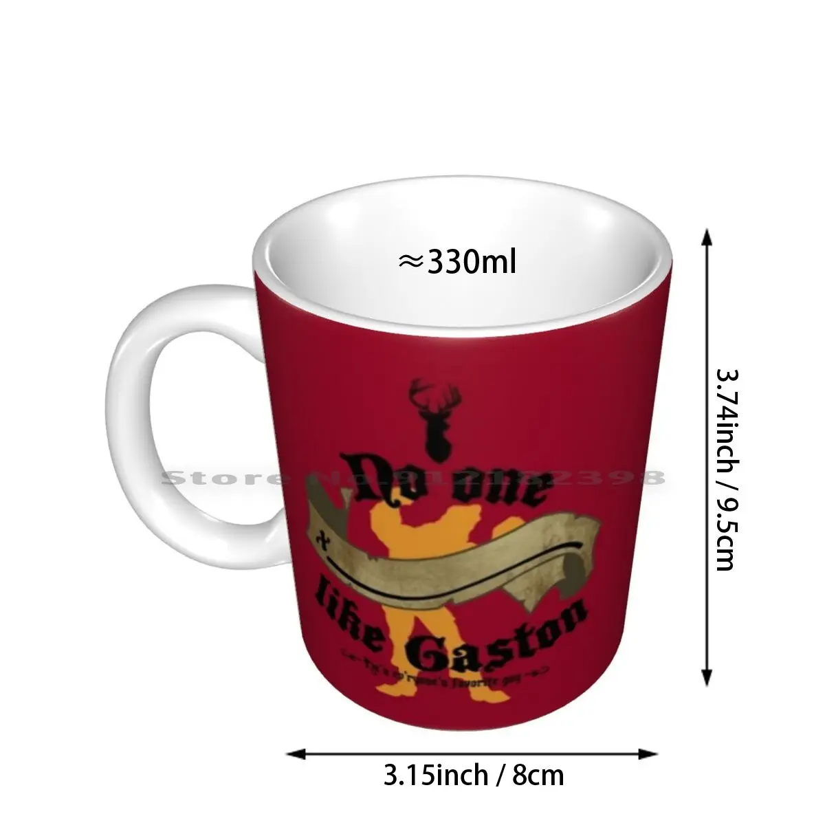 No One ( Blank ) Like Gaston Ceramic Mugs Coffee Cups Milk Tea Mug Gaston Song Lyrics Fill In The Blank Gothic Manly Creative