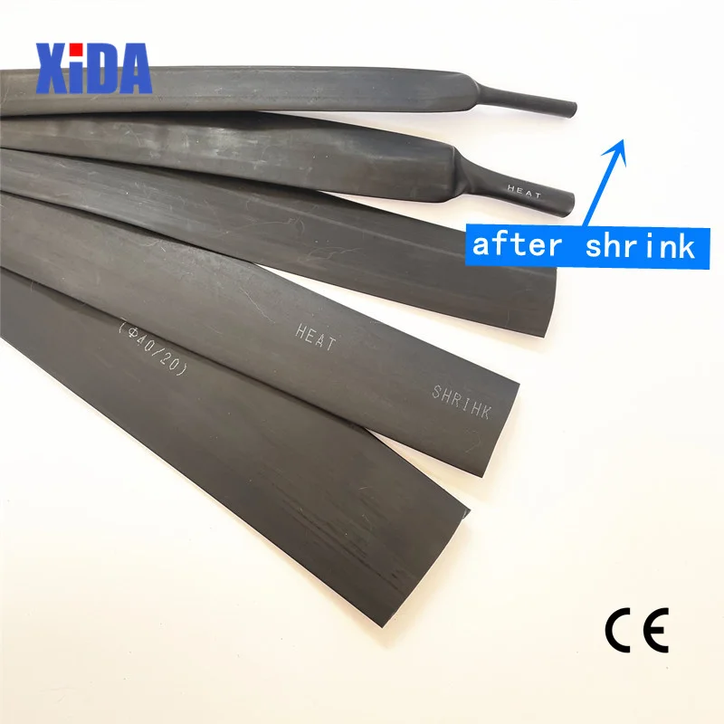 10 Meters/Lot Red Blue Green Yellow White Clear Black Transparnt Heat Shrink Tube Heatshrink Tubing Sleeving Wrap Wire Kits DIY