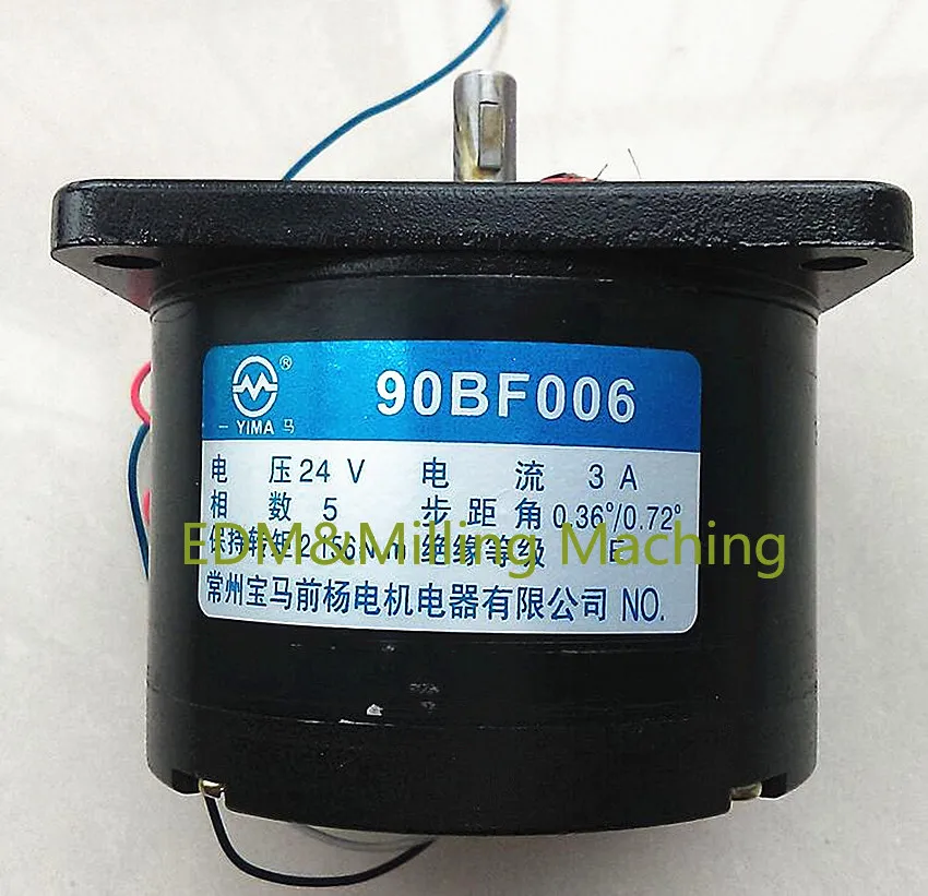 

EDM Drilling Machine 90BF006 Stepper Motor 24V 3A Five-phase Ten Beats 6 Lines