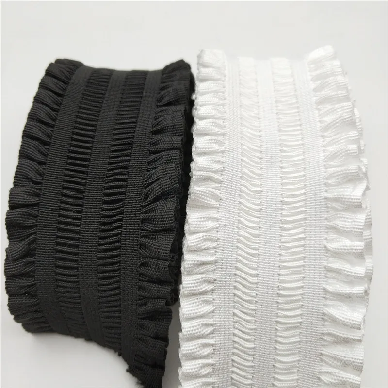 Elastic Bands 50MM Elastic Ribbon Clothing Bags Trousers Elastic Rubber 5CM DIY Sewing Accessories White Black Rubber Band