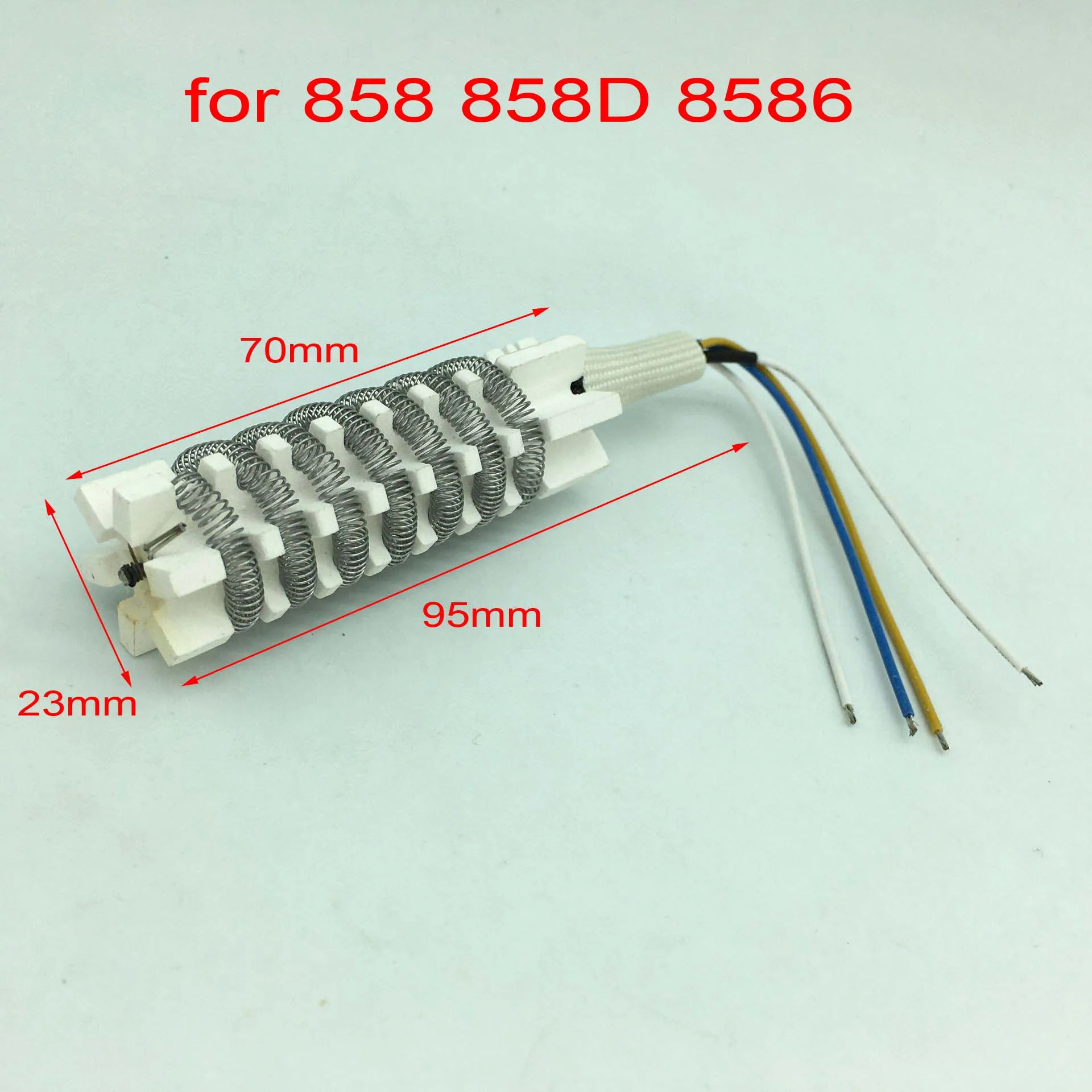 Pistola de aire caliente de 220V/110V, elemento calefactor para 850, 858, 852, 8586, estación de soldadura, soldador de varios tipos