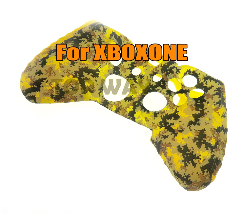 20pcs Water Transfer Silicon For Xbox One Controller Gamepad Camo Silicone Cover Rubber Skin Grip Case Protective For Xbox One