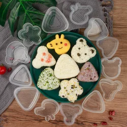 2Pcs/Set Sushi Rice Ball Mould Cute Animal Shape Japanese Love Box Kitchen Creativity Food Gadgets Life Fun DIY Bento Press Make