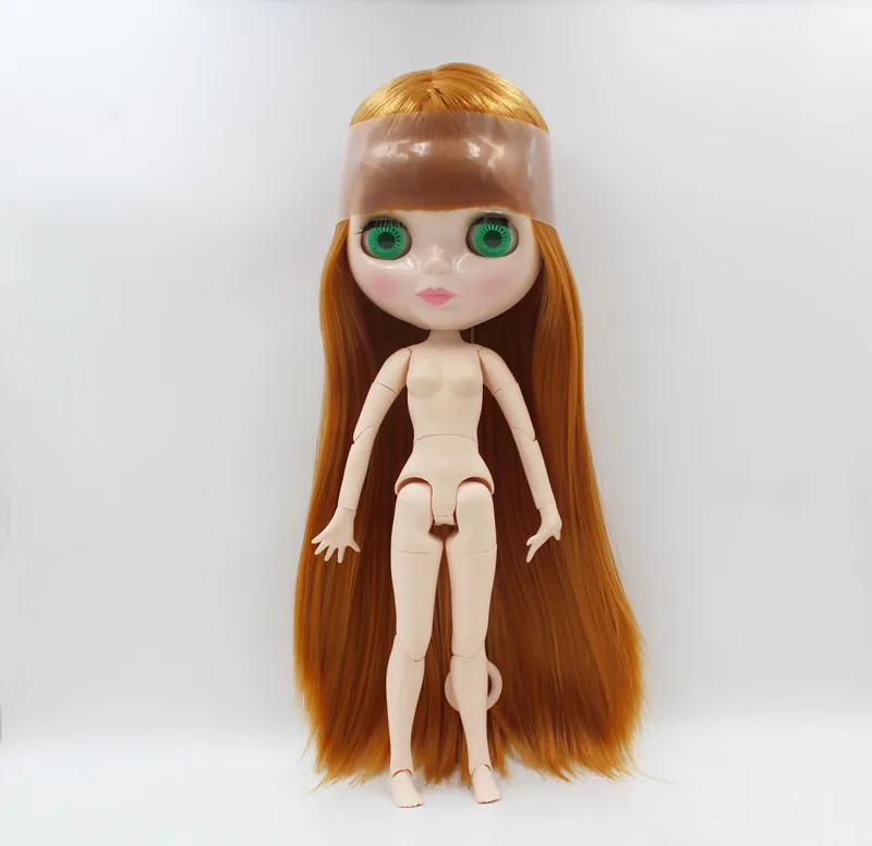 

Free Shipping big discount RBL-832J DIY Nude Blyth doll birthday gift for girl 4color big eye doll with beautiful Hair cute toy