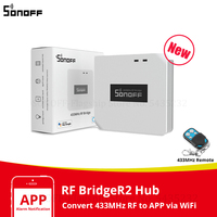 Itead SONOFF RF Bridge 433Mhz Wifi Wireless Signal Converter Smart Home Automation works with RF 433Mhz Remote Controller