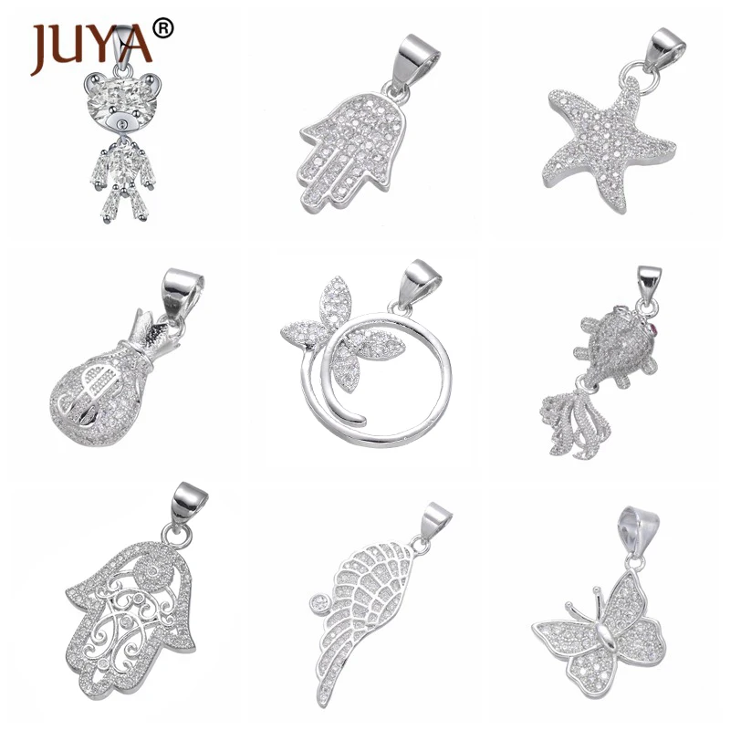 Juya Fashion Cute Charms Pendants For Jewelry Making DIY Bracelets Necklaces Handmade Accessories Whloesale Supplies