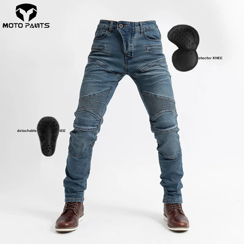 2021 NEW PK 718 Motorcycle Pants Men Moto Jeans Protective Gear Riding Touring Motorbike Trousers Motocross Pants Moto Pants