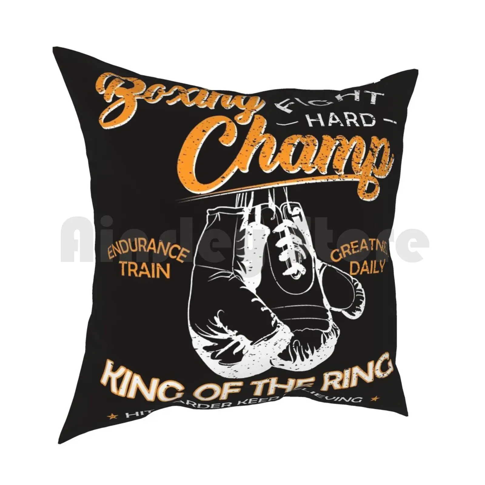 Boxer / Boxing Pillow Case Printed Home Soft Throw Pillow Fight Sports Lifestyle Boxing Gloves Sparring Knock Out Punch