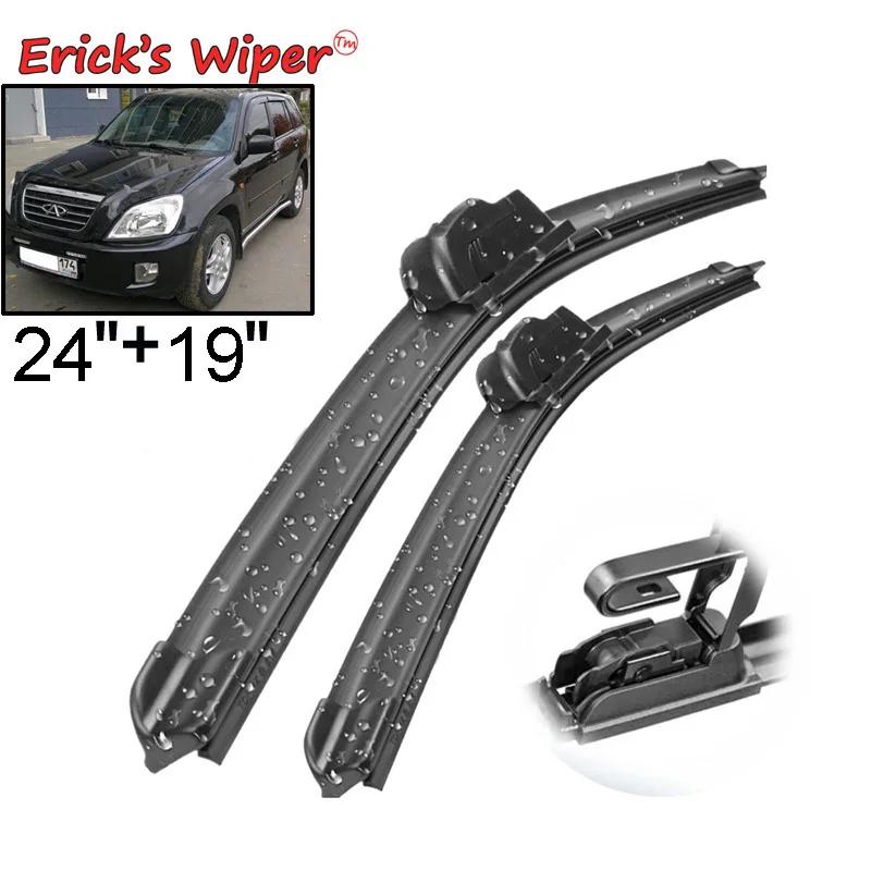 Erick's Wiper LHD Front Wiper Blades For Chery Tiggo T11 2005 - 2010 Windshield Windscreen Clean Window Car Rain Brushes 24