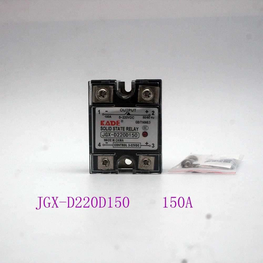 Jgx-120 DD / 150DD / 200DD DC controlled DC SSR single phase solid state relay with plastic dust cover