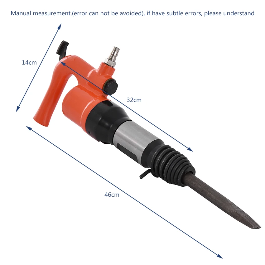 CZ-C4 Industrial Powerful Air Shovel Handheld Small Rust Remover Pneumatic Tools Air Hammer Pneumatic Shovel 8/Jmin 35/H2min