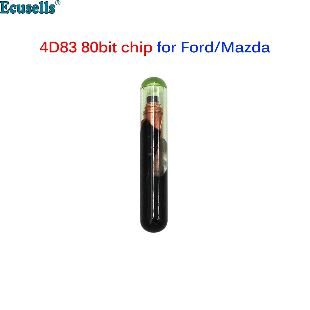 Auto Transponder Chip Car Key Chip 4D83 80Bit DST80 Glass Chip for Ford Mazda