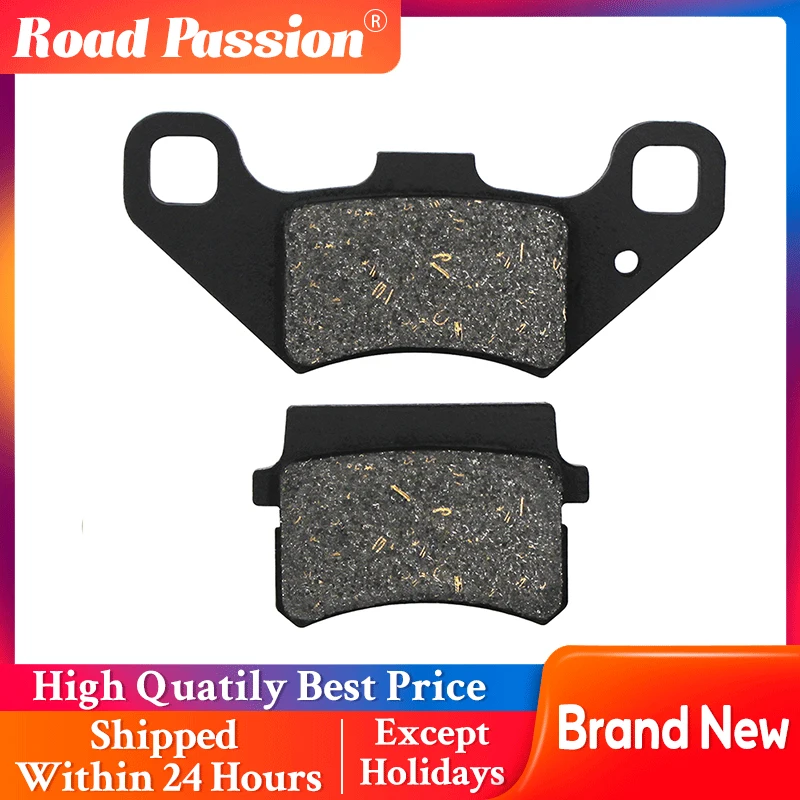 Road Passion Motorcycle Front Brake Pads For PGO BR 150 200 250 Bugrider 250 Bug Bugrider 50 For QUADZILLA RV125 RV150 XRV250