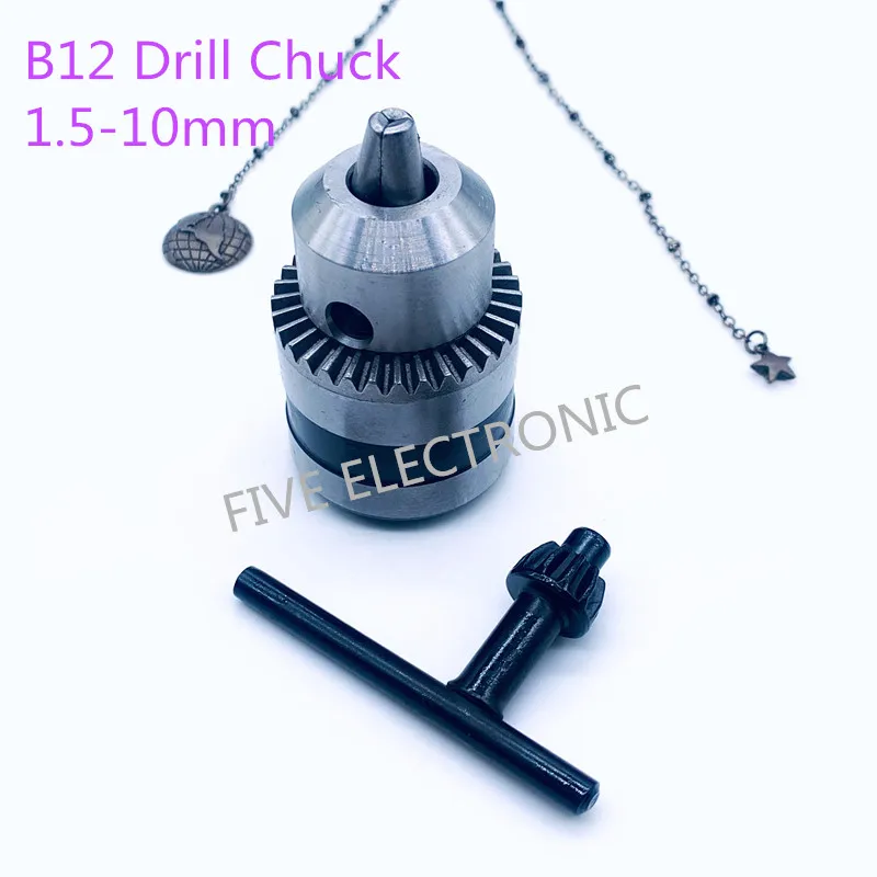 B12(1.5-10mm) spanner drill chuck 5/6/7/8/10/12/14mm coupling set for DIY electric drill collet /electric grinding