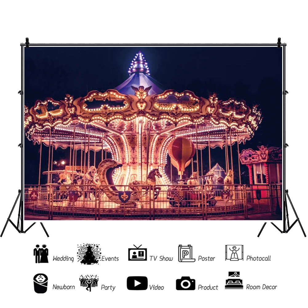 Yeele-خلفية للتصوير الفوتوغرافي لأستوديوهات الملاهي ، خلفية دائرية للتصوير الفوتوغرافي للأطفال والرضع ، ديكورات خلفية للصور