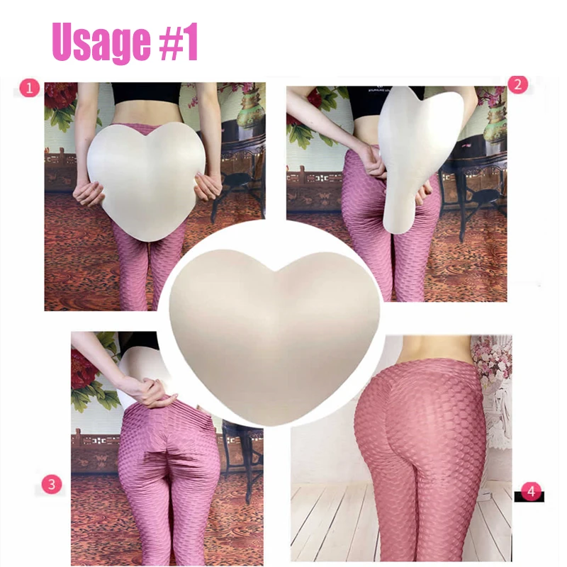 KnowU Drag Queen Shape Shift Hip Pads Thick Thighs and Buttocks Sponge Material 1 Pair Crossdresser Transgender Shemale Sissy