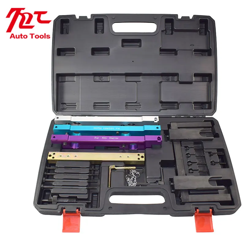 Made In Chinese Car Garage Tools For BMW N51 N52 N53 N54 N55 Camshaft Vanos Flywheel  Engine Timing Tools Set