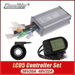 36V 48V 500W Controller LCD LCD5 display Meter PAS Set E-bike Conversion kit Dual Mode Hall Sensor and Hall Sensorless