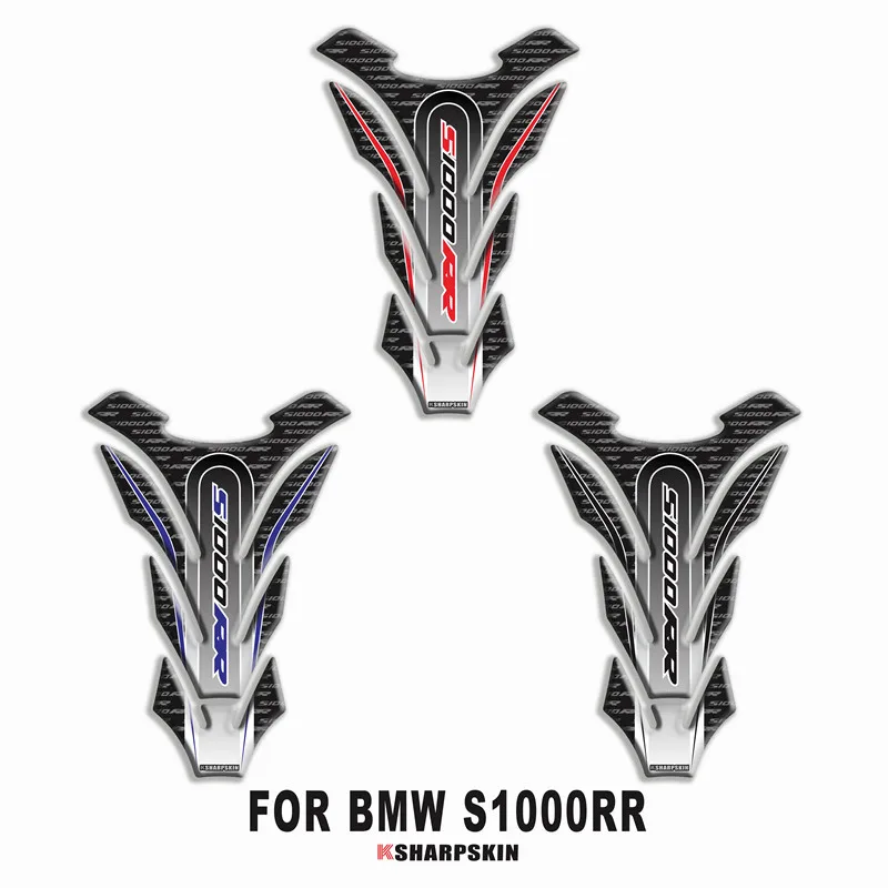 

Motorcycle 3D fuel tank pad sticker protective decorative decal FOR BMW S1000RR Tank Pad decals