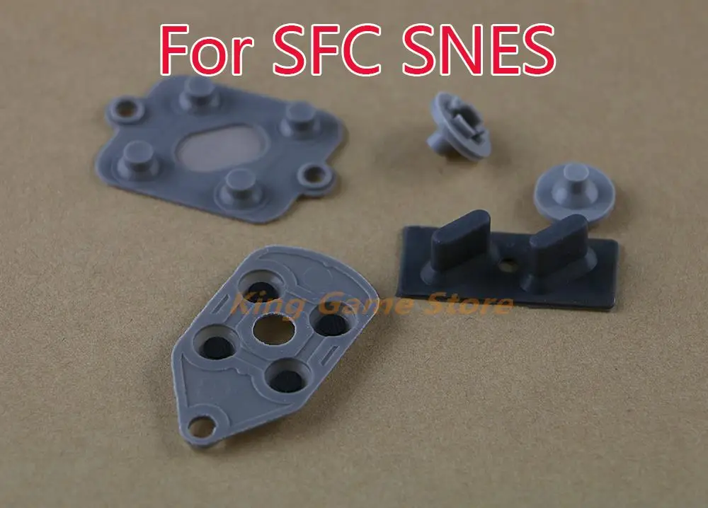 1 مجموعة ل SFC SNES سوبر NES نينتندو موصل لوحات مطاطية استبدال تحكم لوحات مطاطية زر
