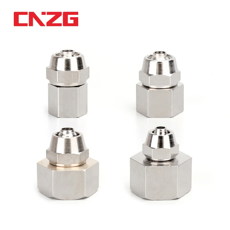 Pneumax Pneumatik-Fitting 3/8 Zoll BSP Buchse Auf 6 Mm Stecknippel – Für Druckluft Pneumax Kupplung