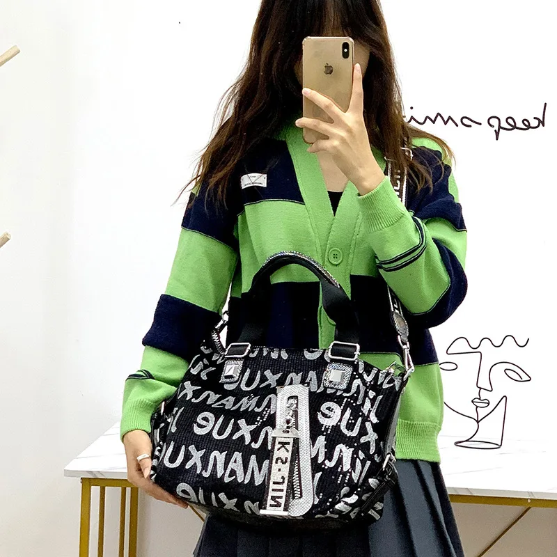 Women Brand Luxury Handbags Multifunction Messenger Shoulder Bag 2021 Fashion Commute Tote Bag Female Large Capacity Travel Bags