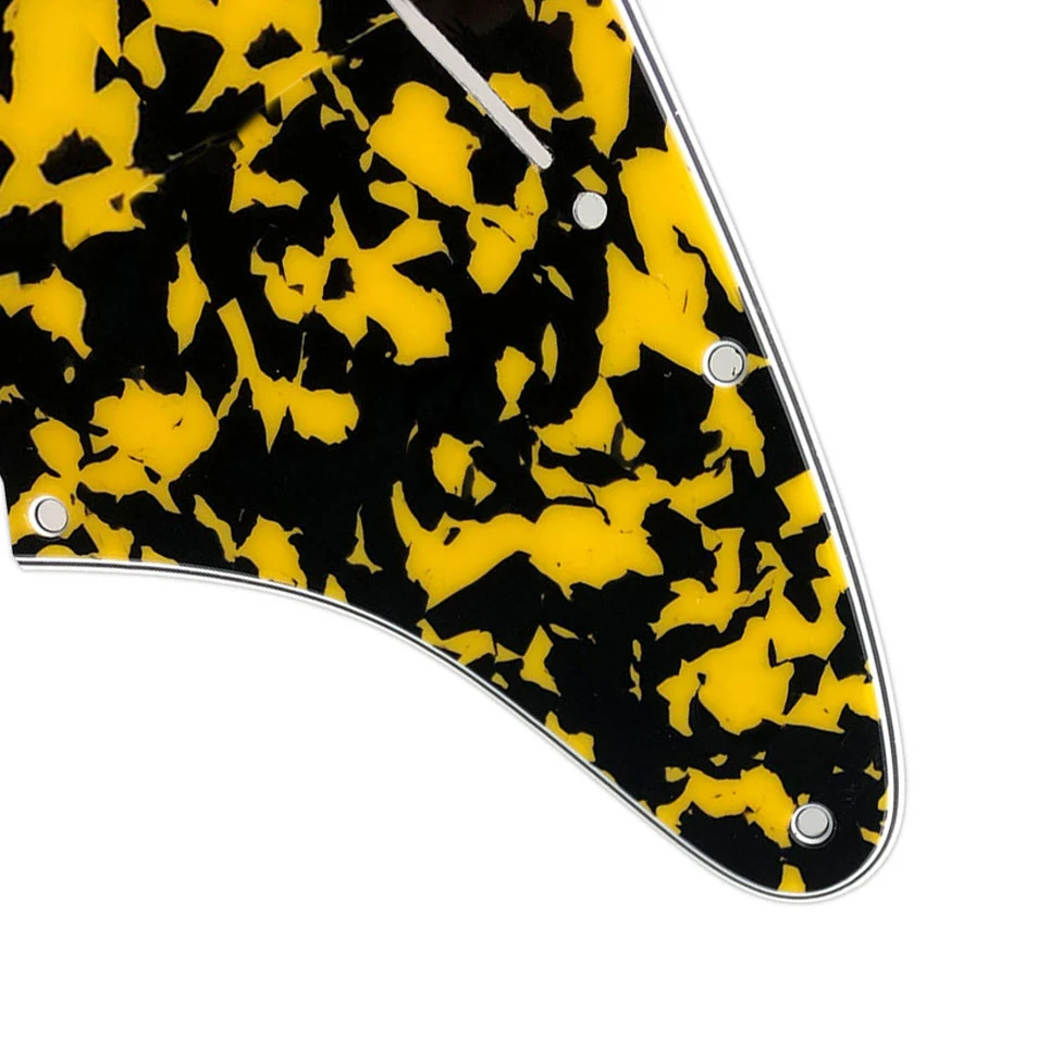 11 Screw Hole Guitar Pickguard for USA/Mexico Fender Strat Standard SSS St Scratch Plate NO Control Punch Holes Multi Colour