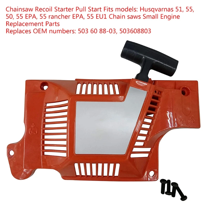 Imagem -03 - Rebobinador Partida Assy Compatível com Husqvarnas 51 55 50 Epa X4ye