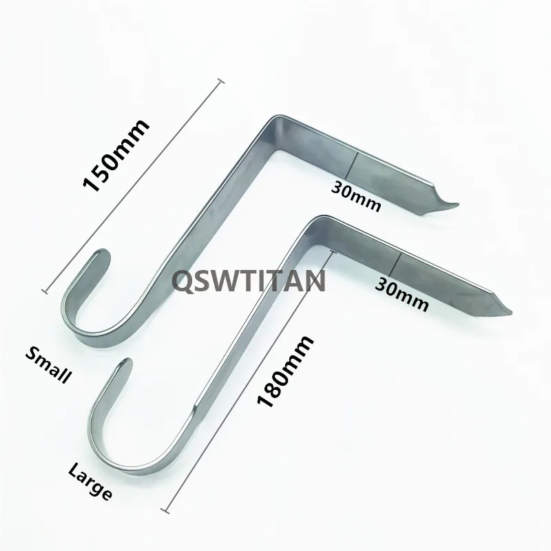 2pcs/set Lamina Hook Laminactomy Retractors Orthopedics Veterinary surgical Instruments