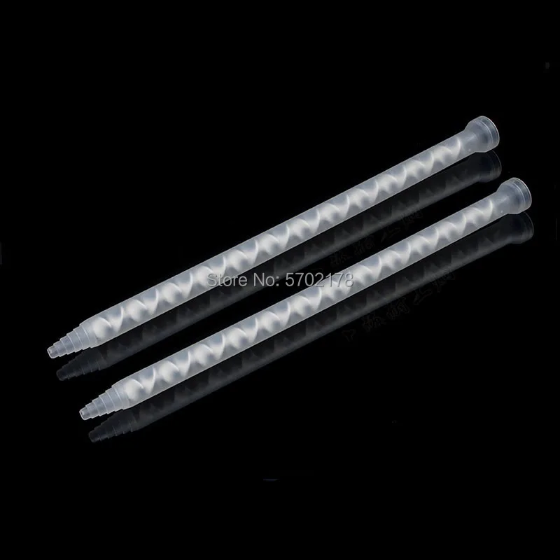 10pcs  Resin static mixer MC10-24 used for double epoxy resin mixing nozzle silicone mixing  filling machine mixing tip