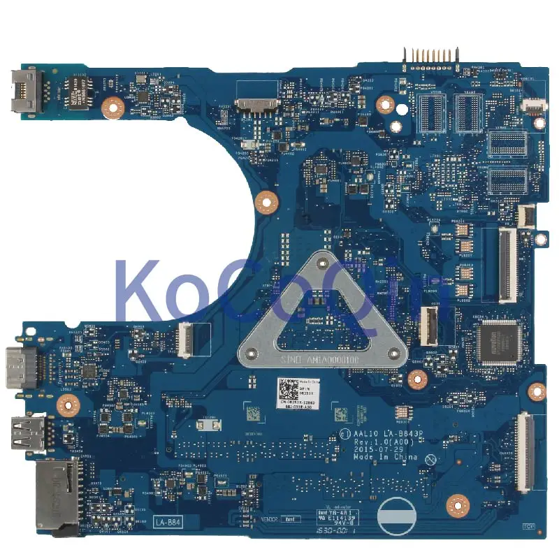 Imagem -06 - Placa-mãe para Notebook Dell 3458 Núcleos 3215u Porta Vga Placa Principal para Notebook 08253x Cn08253x