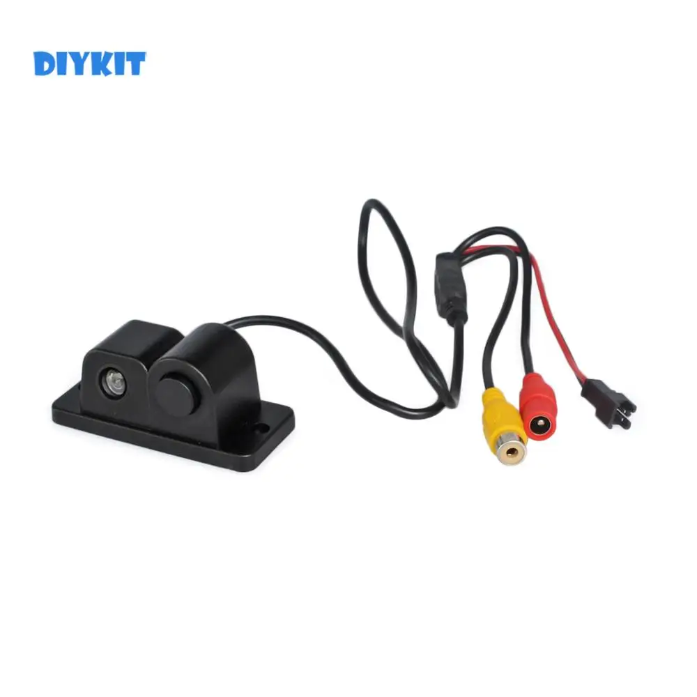 DIYKIT Waterproof Packing Radar Sensor Car Reverse Rear View Car Camera Wide Angle for Parking Assistance Kit 2 in 1