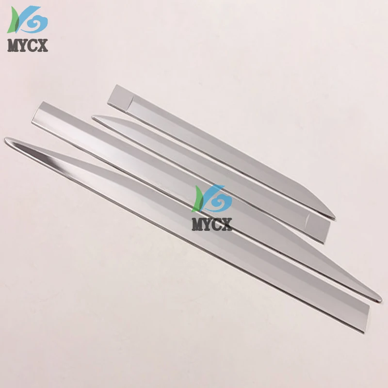 For Toyota Rush 2018 -2019 2020 ABS Chrome Car Door Side Body Stripe Molding Cover Trim Decoration 4pcs/set