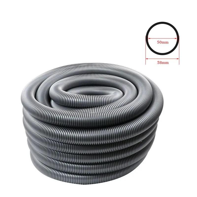 Inner 50mm Vacuum Cleaner Thread Hose Straws Factory Bellows Vacuum Tube Soft Pipe Replacement Part Accessories