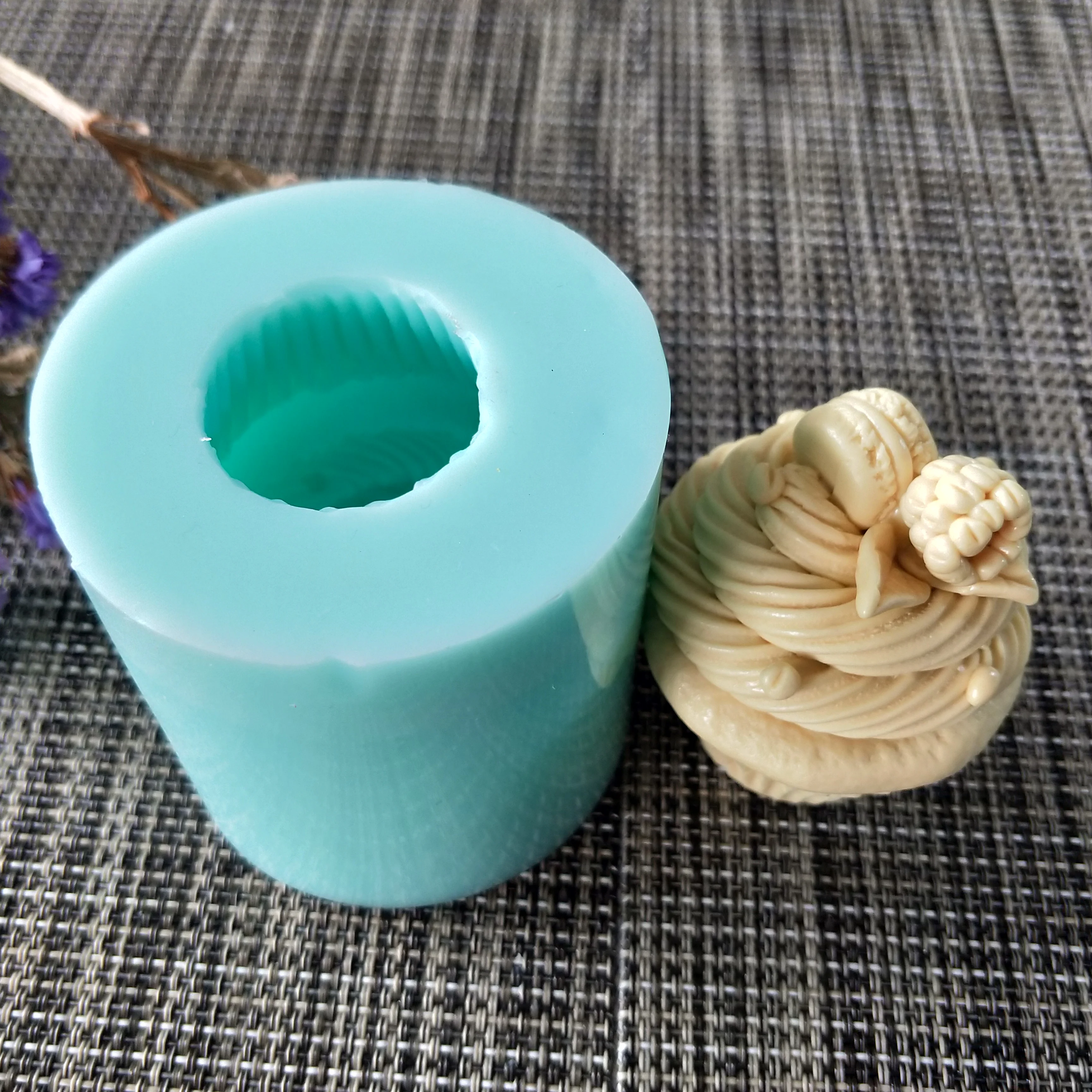 

QT0166 PRZY мыло в виде кекса mold силиконовая форма льда Крем ручной работы мыло формы свечи силиконовая форма смолы глины формы