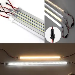 Tube lumineux LED AC 220V, 30cm/40cm, barre de nuit à haute luminosité, bande 2835, lampe d'affichage à économie d'énergie pour armoire de cuisine domestique