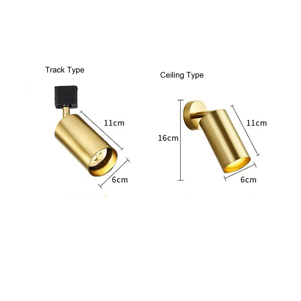 Đồng Trắng Đen Full Bộ Theo Dõi Đèn GU10 Căn Cứ Đường Sắt Điểm Đèn Ốp Trần Theo Dõi Fixture110V 220V Nhà Bếp Quần Áo store