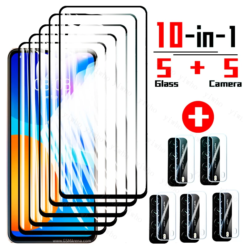 

Tempered Glass for Huawei P Smart 2021 Glass Screen Protector Camera Glass for Huawei P40 Lite 5G P40lite E P30 Y5P Y6P Y7P Y8P