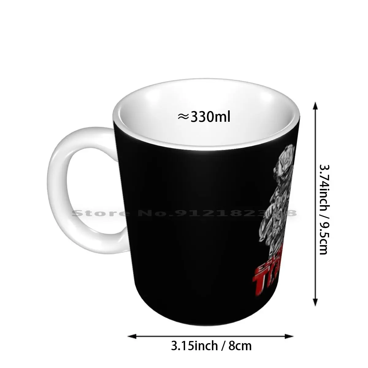 Escape From Tarkov White And Red Ceramic Mugs Coffee Cups Milk Tea Mug Tarkov Ring Elysium Battle Royale Pubg Game Steam Woods