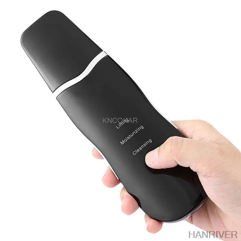 전문 초음파 페이셜 스킨 스크러버, 이온 딥 페이스 클리닝 필링 충전식 스킨 케어 장치 미용 기기