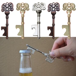 1Pcs Key Shaped Bottle Opener Keychain Zinc Alloy Silver Color Key Ring Beer Bottle Opener Unique Creative Gift. Beer Opener