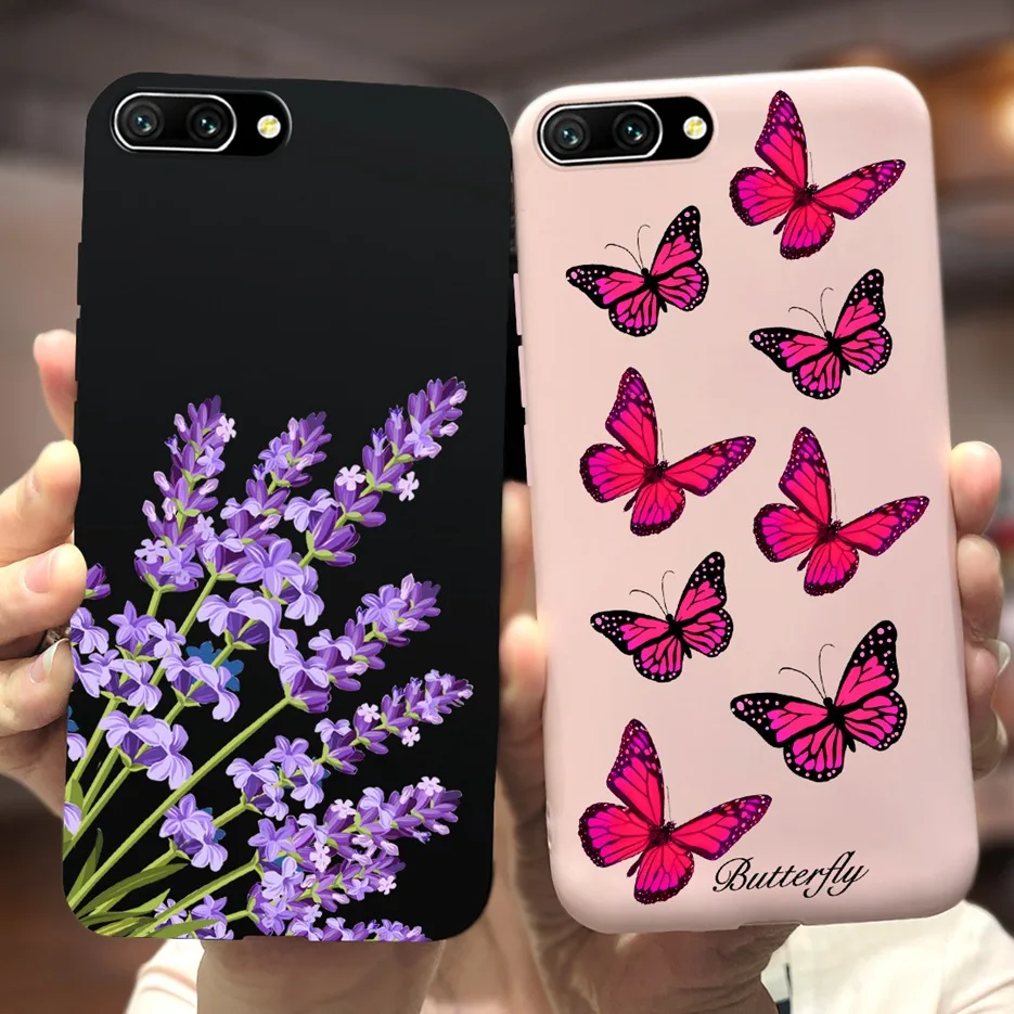 For Huawei Honor 10 Case Honor 10 Cover Soft Silicone Stylish Candy Painted Fundas For Honor 10 Honor10 COL-L29 Cases Coque Capa