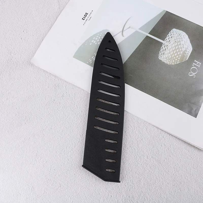 Black Plastic Kitchen Knife Blade Protector Sheath Cover for 8 Inches Knife