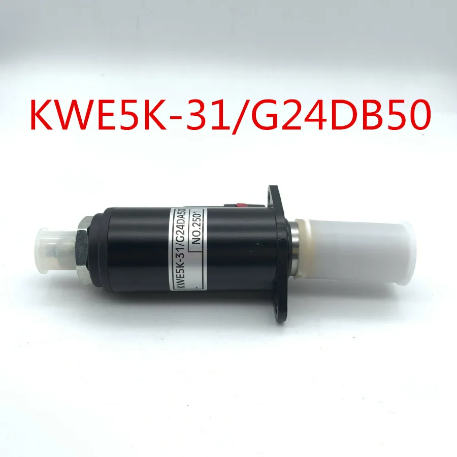 Solenoid Valve Lock Up Solenoid YN35V00050F1/KWE5K-31/G24DB50 to KobelcoSK210LC-8 SK200-8 250/260/330/350-8