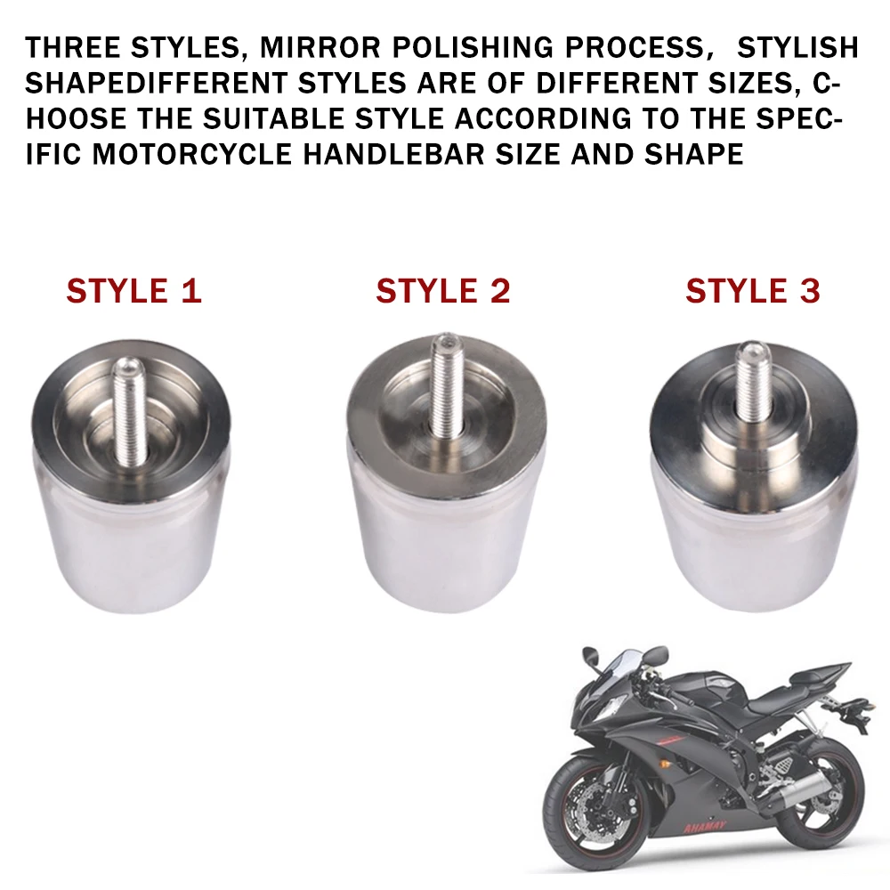 Motorcycle Scooter Universal  Handlebar Counter weights Grips End Cap Handle Bar End Plug For Honda for bmw for suzuki