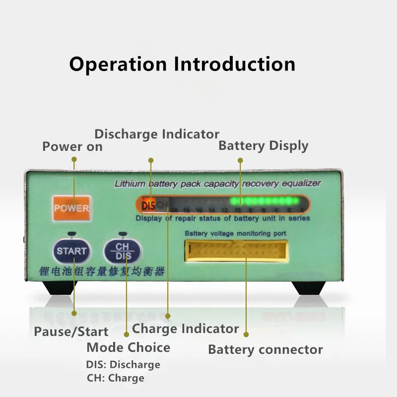1A 3-20S spannung equalizer/Lithium-batterie kapazität balance reparatur instrument/ternären lithium/eisen phosphat/Lifepo4 Batterie