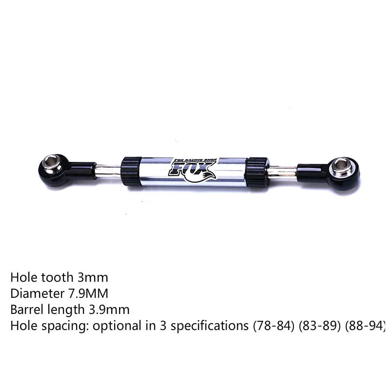 Yfan rc 1 Pcs TRX4 1/10 steering rod for SCX10 D90 adjustable steering rod simulation remote control climbing car