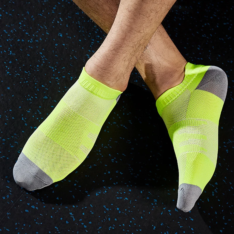 Nylon Ankle Sport Socks Compression Men Women Breathable Quick-Drying Deodorant Invisible Bike Running Outdoor Travel Socks